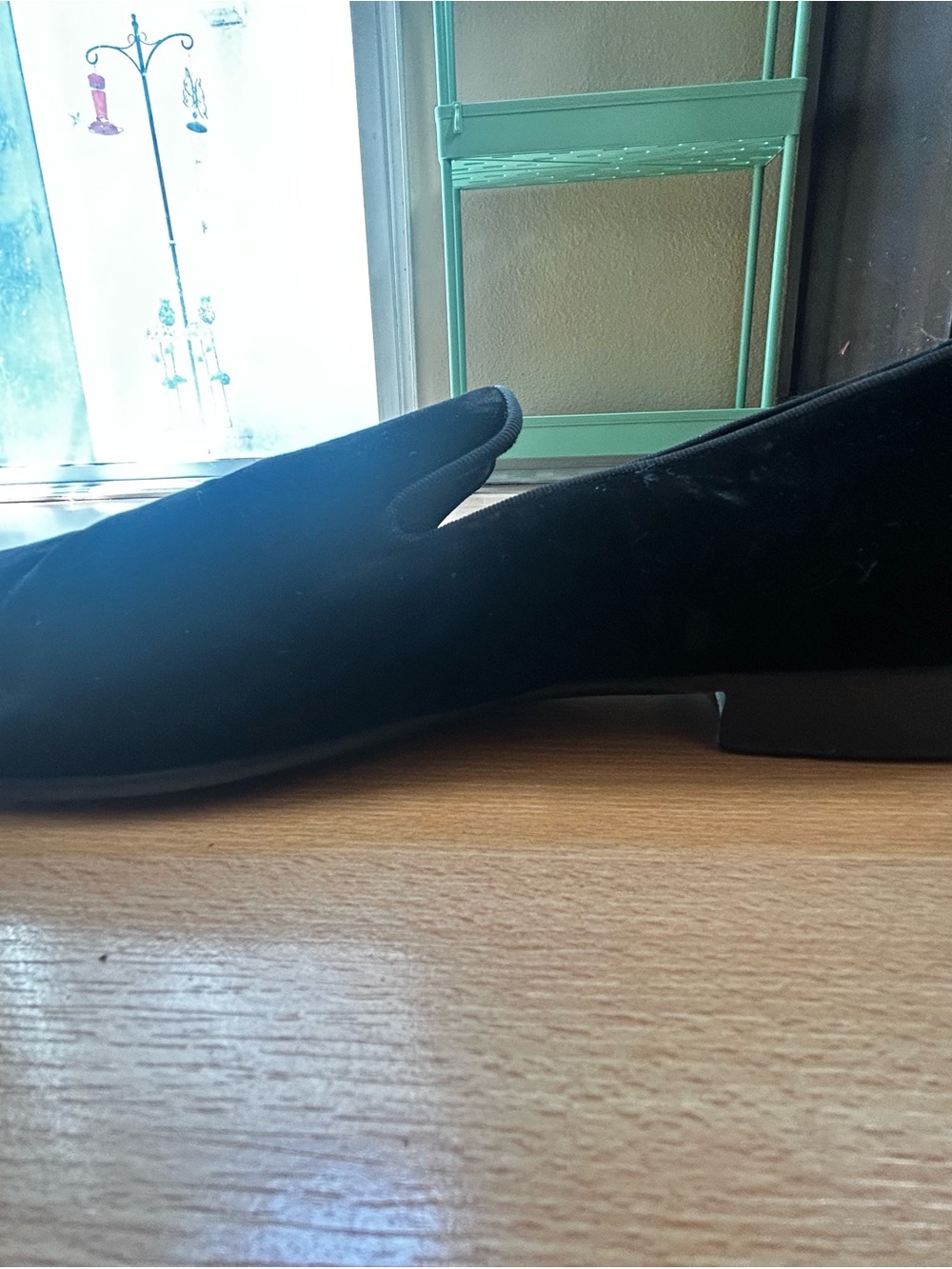 Santoni Black Velvet Men's Slip-On Dress Loafers made in Italy 10 Hollywood film - Picture 11 of 12